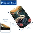 thumbnail image 4 of Swan Soft Furry Printed Car Armrest Cover Pad 12.5x8.2 Inch for Comfort and Style, 4 of 6