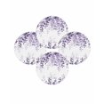 thumbnail image 7 of 15 Inch Round Placemats Set of 4, Purple Non Slip Heat Insulation PP Table Mats, Eucalyptus Leaves Washable Place Mats for Kitchen Dining Party Table Decor, 7 of 7