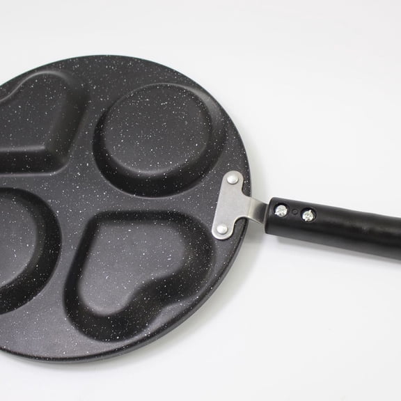 BESTYASH Nonstick Frying Pan Black, 4- Capacity, Kitchen Cookware for Easy Cooking