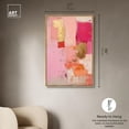 thumbnail image 5 of Art Remedy Blush Abstracts Canvas, 30" x 45", Gold Frame, Petal Patchwork I, 5 of 7