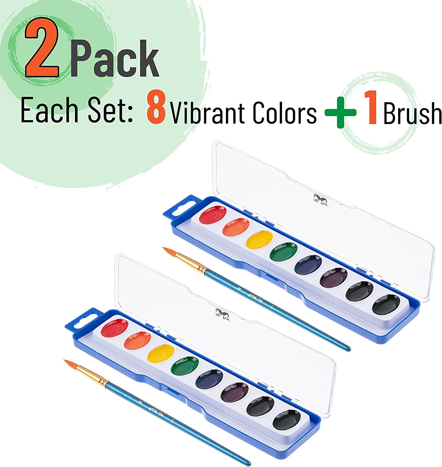Mr. Pen- Washable Kids Paint, 6 Colors, 2.4 oz Each, Washable Paint for Kids Non Toxic, Kids Washable Paint, Washable Finger Paint, Washable Non