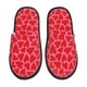 thumbnail image 1 of Balery Heart Pantuflas de Casa de Felpa Silenciosas con Diseño Estampado, Zapatillas Cómodas Antideslizantes de Algodón para Interior-Medium, 1 of 8