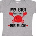 thumbnail image 4 of Inktastic My Gigi Loves Me Grandkids Boys or Girls Baby Bodysuit, 4 of 5