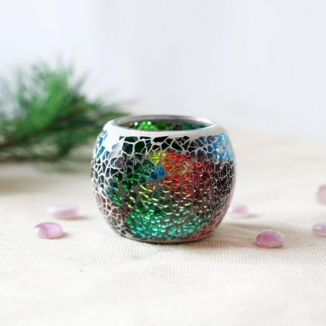 AKEGAMN Tea Light Candle Holder Votive Candle Holder Candle Holder Glass Tealight Candle Holder Decorative Candle Holder Handcrafted: Tea light candle holders decorative has style of design, tea lig
