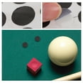 3 Sheets Billiard Black Spot Stickers Snooker Marker Pool Table Dots