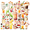 4A, variant on Cartoon Tea and Dessert Stickers, Waterproof Tea and Dessert Sticker for Water Bottle Laptop Phone Cases Planner Skateboard Luggage Helmet Party Favor Decor, Ideal for Adults Teens Teacher Rewards