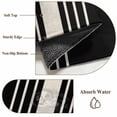 thumbnail image 5 of Area Rug 4'x6', Black Beige Striped Non-slip Runner Rug Carpet for Bedside, Modern Farmhouse Retro Lines Washable Outdoor Indoor Area Rugs Mat for Entryway/Living Room/Bedroom/Kitchen/Office, 5 of 9