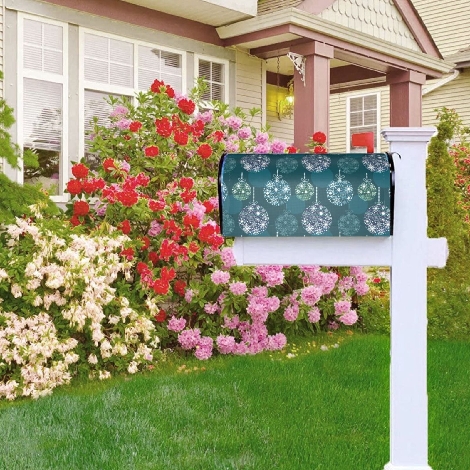Kdxio Magnetic Mailbox Cover 21x18 in Mailbox Cover Outdoor Decoration Holiday Mailbox Covers for Home Garden Yard-21x18 in