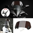 thumbnail image 1 of Universal Adjustable Clip On Windshield Extension Wind Deflector Deep Smoke, 1 of 5