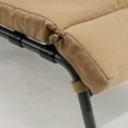 thumbnail image 3 of Pellebant  2PCS Adjustable Outdoor Chaise Lounge Chairs with Cushion and Pillow - N/A Tan, 3 of 5
