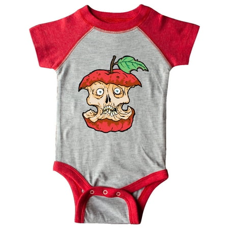 

Inktastic Horrified Zombie Apple Gift Baby Boy or Baby Girl Bodysuit
