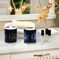 thumbnail image 4 of Yayeee 2 Pack Qtip Holder Bathroom Cotton Swab Canister with Lid Clear Dispenser Set, Window Space, 4 of 6