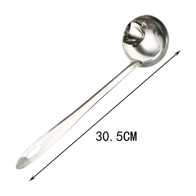 Stainless Steel Oil Filter Spoon Oil Separator Spoon Soup Spoon Grease Separator Spoon