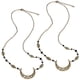 thumbnail image 5 of 2 pcs Cadenas de cabeza bohemia Costeo de luna Hueco Hechicias de cristal Accesorios para el cabello para mujeres y niñas, 5 of 6