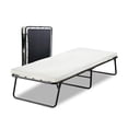 thumbnail image 3 of Continental Sleep, 14″ High Folding Guest Bed with 3″ Memory Foam Mattress, Sturdy Metal Frame, Easy Access for Seniors, Underbed Storage, Comfortable Rollaway Bed for Guests, 26″ Wide, 3 of 6