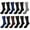 Blue/Gray/Black, variant on 12 Pairs Men's Cotton Fashion Casual Crew Dress Socks-Funky Pack