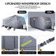 thumbnail image 3 of Yeshouse funda para autocaravana de 27 a 30 pies, protección UV e impermeable, correas resistentes al viento, incluye fundas para neumáticos, funda para gato y parches de reparación, 3 of 8