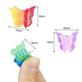 thumbnail image 2 of 50 Pieces Butterfly Hair Clips Pastel Hair Clips Mini Cute Clips Hair Accessories for Hair 90s Girls Women with Box Package, Matte Colors, 2 of 14