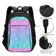 thumbnail image 3 of Fotbe Multicolor Glitter Mochila con Estampado y Puerto USB para Hombre y Mujer, Mochila Antirrobo, Mochila de Viaje, Mochila Escolar, Mochila Universitaria, 3 of 7