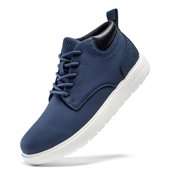 Men's Fashion Sneakers Chukaa Boots Leather Shoes Lace Up Lightweight Dress Boots Walking Driving Shoes