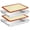 9 x 7 x 1 inch, variant on Stainless Steel Baking Sheet Set 9 x 7 x 1 inch, Includes 2 Sheets and 2 Silicone Mats