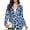 Blue Leopard Print, variant on Pink Floral Dragonfly Women Suit Jacket, Long Sleeve Open Front Blazer with Pockets, Stretchy Fabric for Office and Fall Wear, Size Small