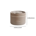 thumbnail image 3 of Stainless Steel Insulated Bento Box, Leak-Proof 600ML Soup Bowl, Microwave Safe Lunch Box, Food Grade Container for Home & Office, Kitchen Storage Essentials, Bento Box Set, 3 of 8
