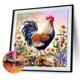 thumbnail image 2 of Cuadros Decorativos 5D DIY Diamond Painting Kits Full Square Drill Rooster Mosaic Art (FF426) Tmvgtek embutido en tela, 2 of 8