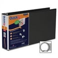thumbnail image 3 of QuickFit Landscape Round Ring View Binder for Spreadsheets 2" Binder Capacity - Legal - 8 1/2" x 14" Sheet Size - Round Ring Fastener(s) - 2 Internal Pocket(s) - Black - Recycled - Heavy Duty - 1 Each, 3 of 5