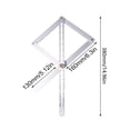 thumbnail image 3 of Vwrxbz Angle Ruler Multi Functional Protractor Woodworking Corner Measuring Tool Door Frame Ceiling, 3 of 9