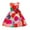 Red, variant on Odeerbi Toddler Girls Princess Dresses Party Gowns Round Neck Floral Evening Dress Children Formal Dress Red