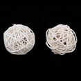 thumbnail image 3 of 1.96\\\\\\\'\\\\\\\' Bolas de vid de ramitas de ratán decorativas Blanco, 3 of 9
