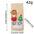 thumbnail image 1 of Huanglei Wine Bottle Santa Sack Cover Holiday Party Wrap, 1 of 1