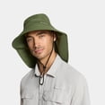 thumbnail image 3 of MISSION Cooling UPF Sun Defender Hat - Men's and Women's Sun Hat for Hiking, Golfing & Fishing - Sweat & Water Activated Technology - Bronze Green, 3 of 6