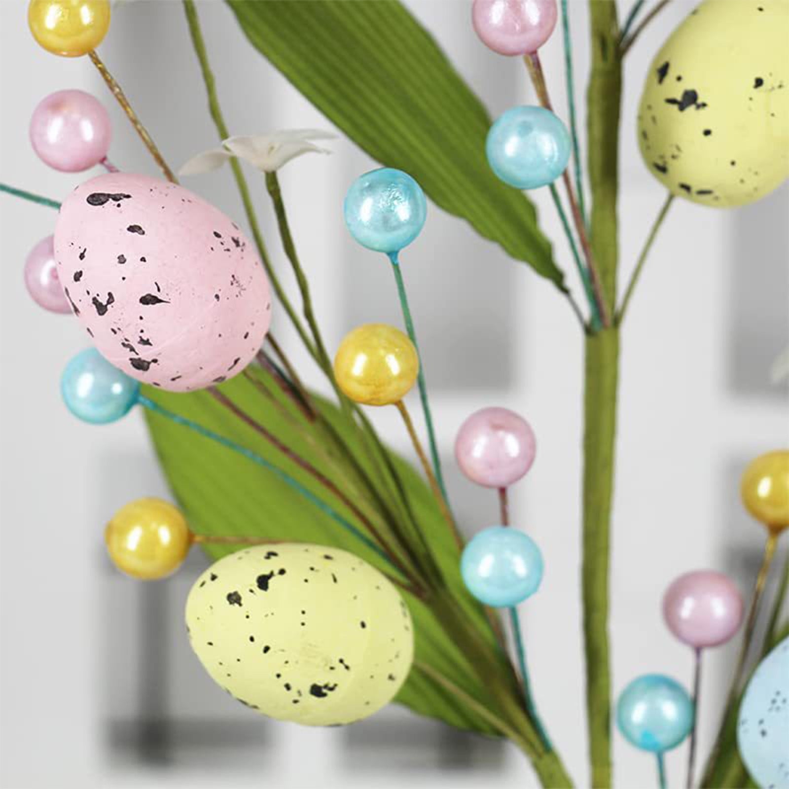Easter Clearance! YZEGDCH Easter Decorations Artificial Eggs Flowers Artificial Plant Decor Spring Easter Basket Bouquets Floral Arrangement Centerpiece Wreath