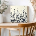 thumbnail image 2 of Framed Canvas Wall Art for Living Room Blue Floral Wall Decor, Watercolor Flower Dragonfly Beige Aesthetic Paintings for Bedroom Office Kitchen Bathroom, Ready to Hang Artwork Wall Pictures 8x8 Inch, 2 of 9