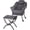 Gris, variante sur Ourlova Fauteuil de Repos avec Ottoman Fauteuil de Lecture avec Accoudoirs et Poche Latérale Fauteuil Lounge Moderne de Détente Canapé Fauteuil de Chambre avec Repose-Pieds pour Petit Espace Gris Foncé