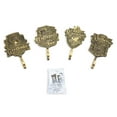 thumbnail image 2 of Harry Potter Gold Hogwarts Houses Wall Hooks Storage Rack | Set of 4, 2 of 7