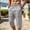 Khaki, variant on Tawop Mens Cargo Shorts Elastic Waist Cargo Capri Pants with Pockets Solid Fashion Casual Pants, Black, 6XL