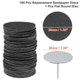 thumbnail image 4 of Vocoste Sandpaper Disk Replacement Pad Foot File Callus Remover Tool Coarse 80 Grit 35mm 100 Pcs, 4 of 7