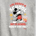 thumbnail image 3 of Disney - I'm Ready For School - Toddler & Youth Crewneck Fleece Sweatshirt, 3 of 5