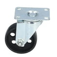 Swivel Caster 3.5in Cast Iron Wheel Dual Bearing Heavy Duty Accessory ...