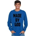 thumbnail image 3 of Made Religious Christ Faith Christian Long Sleeve TShirt Men Women Brisco Brands X, 3 of 6