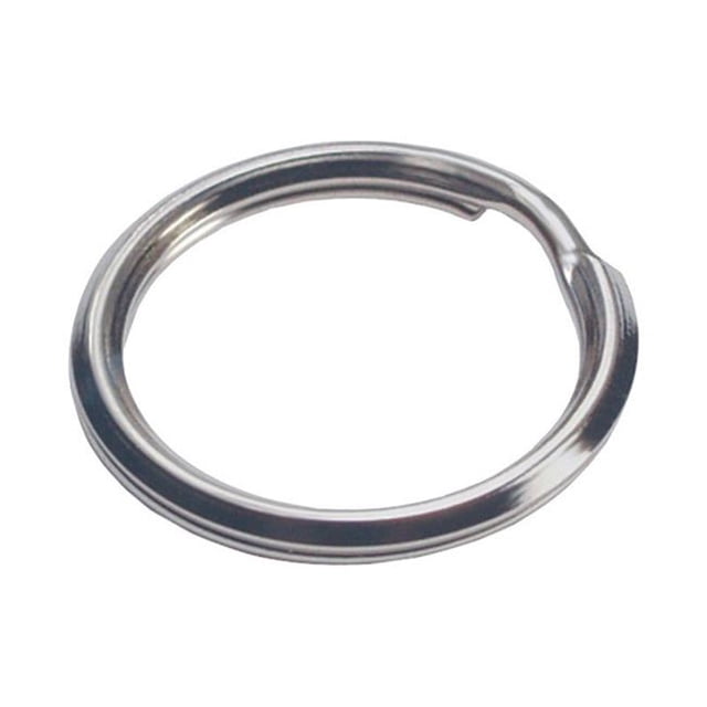 Anneaux de Câbles Fendus en Acier Trempé Clé&44; Argent - Pack de 50