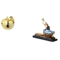 thumbnail image 1 of Escultura de frutas, figura de cerámica, bailarina de ballet, adorno, colección artesanal, delicada estatua de bailarina, decoración para porches, res, 1 of 8