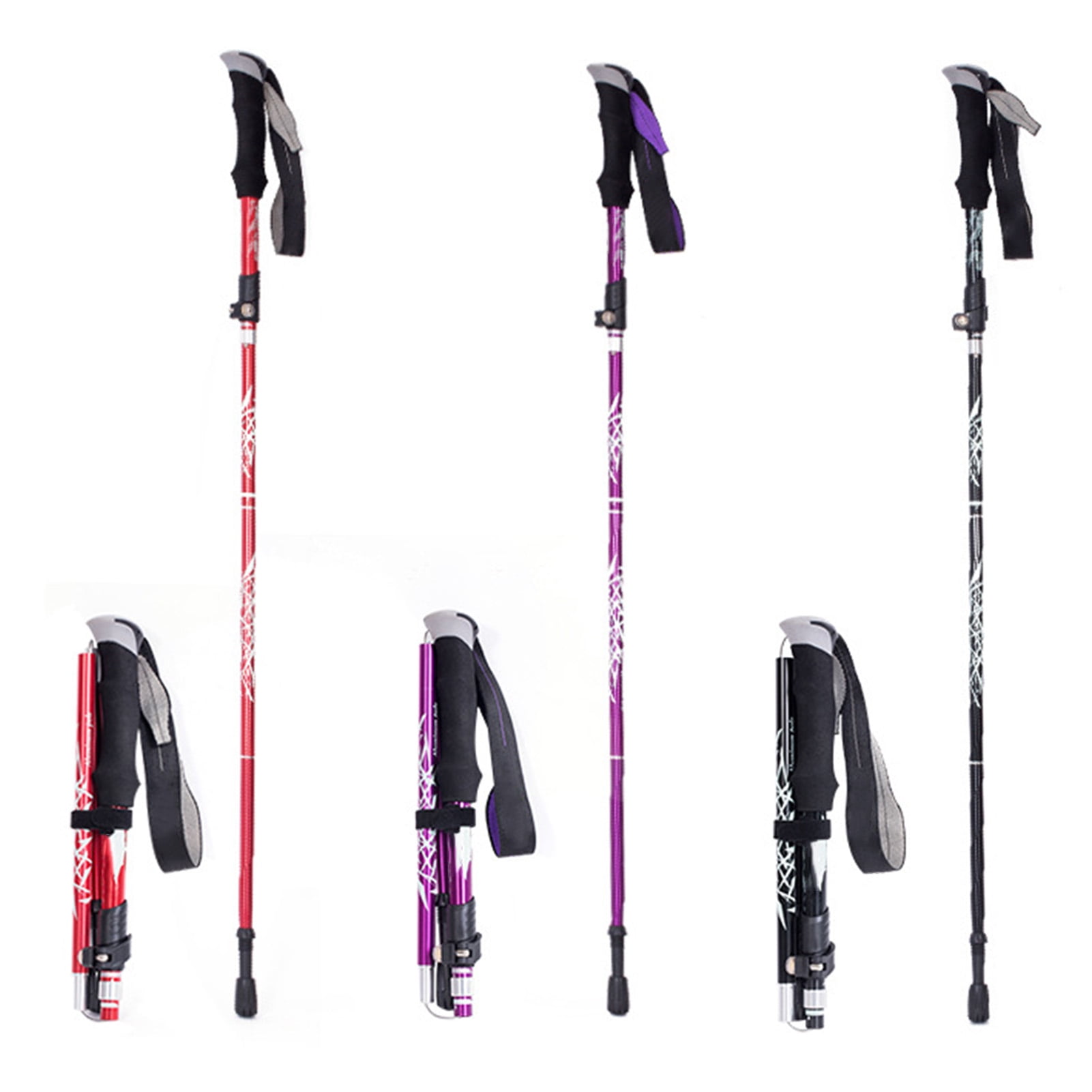 Walking Sticks Trekking Poles Hiking Sticks Ski touring poles Adjustable Foldable 