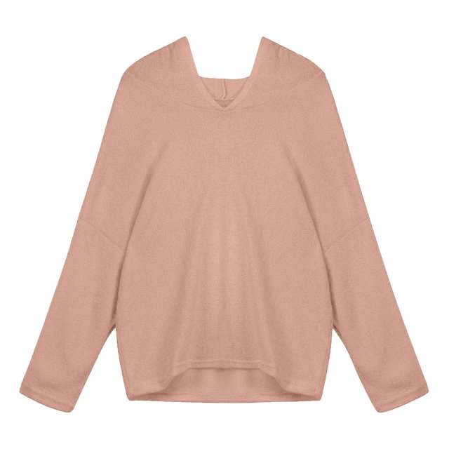 Blusa de manga larga con cuello en V para mujer Fridja fhghd2318