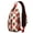Cute Strawberry, variant on Astronaut Rocket Sling Backpack for Women and Adults, Space Galaxy Nebula Crossbody Daypack, Cute Star Constellation Travel Bag