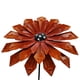 thumbnail image 2 of Estaca decorativa de jardín con flor de metal y acabado resistente a la oxidación para jardines, céspedes, patios y entradas de patios., 2 of 7