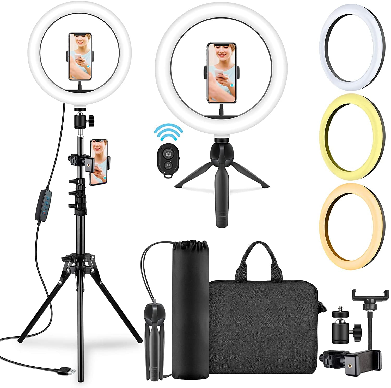 Live Streaming Photography Led Fill Light for Phone Selfie Ring Light with Stand 